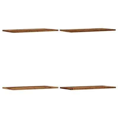 Produktbild von "im Sonderangebot"Leiterregal Landhaus-Stil - Standregal Langlebiges -  Wandregale 4 Stk. Altholz-Optik 60x30x1,5cm Holzwerkstoff - Bücherregale DEMöbel451059