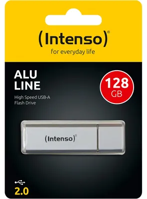 Image de Intenso Alu Line argenté 128GB Clé USB 2.0