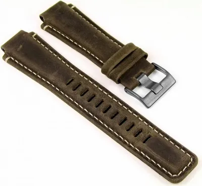 Produktbild von Timex Ersatzband Leder dunkelgrün 16mm  T2N723 T49709
