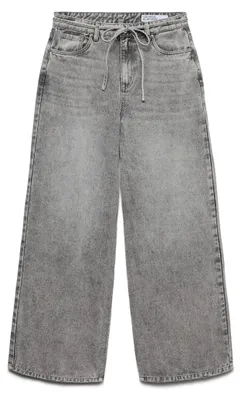 Productafbeelding van VERO MODA Damesbroek, wijde pasvorm, model VMWIEN, mid-rise taille, wijde pijpen, jeans