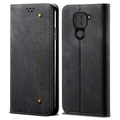 Obrázek produktu pro Redmi Note 9 Pouzdro, Kožené Peněženkové Pouzdro s Magnetickým Uzavíráním a Pouzdro s Funkcí Stojánku pro Xiaomi Redmi Note 9 Xiaomi Redmi Note 9 černé