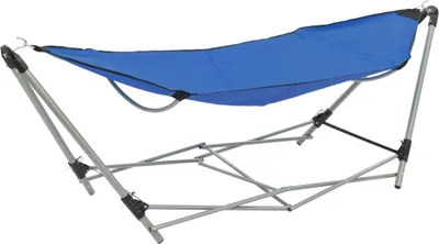 Obrázek produktu pro The Living Store Houpací síť se skládacím stojanem Blue