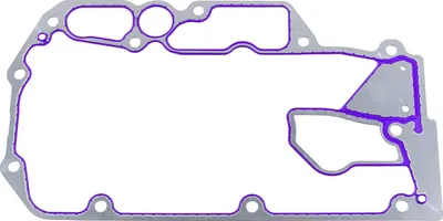 Produktbild von FEBI BILSTEIN Ölfiltergehäuse-Dichtung 180907 passend für MERCEDES-BENZ ACTROS MP4 / MP5 FKM (Fluorkarbon-Kautschuk) Aluminium 0,160kg
