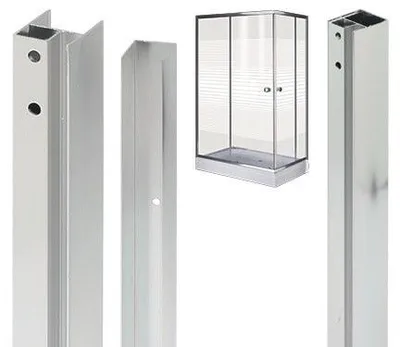 Immagine prodotto di Profili di compensazione in alluminio per box doccia H190 cm