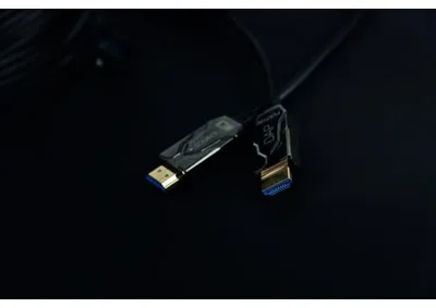 Image de DAP Armoured HDMI 2.1 AOC 8K Fibre Cable 100 m - blindé - doré