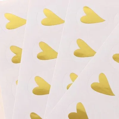 Obrázek produktu pro Gedrukte Geboortekaart - Envelop met Gouden Hart - Wit | Chique Cadeau - Gift - Huwelijk - Babyshower