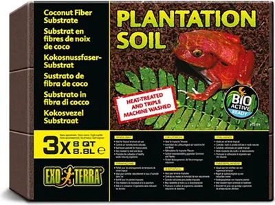 Image de Exo-Terra Plantation Soil briquettes de fibre de coco 3 packs