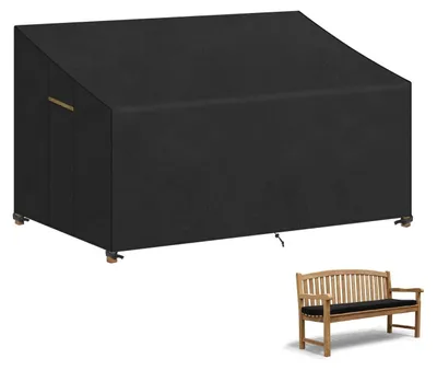 Obrázek produktu pro Solidchoice – Voděodolný ochranný obal pro zahradní lavičku (3 místa), rozměry 165 x 75 x 63/89 cm