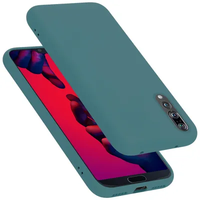 Produktbild von Cadorabo Schutzhülle für Huawei P20 PRO / P20 PLUS Hülle in Grün Handyhülle Case Cover TPU Etui