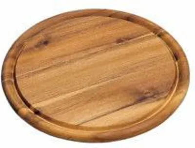 Produktbild von KESPER Fleischteller Akazie mit Saftrille Ø25cm