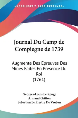 Produktbild von Journal Du Camp de Compiegne de 1739