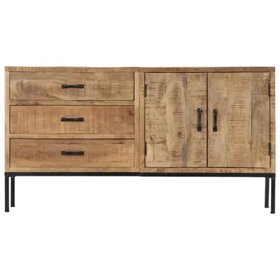 Produktbild von vidaXL Sideboard 140x35x75 cm Massivholz Mango