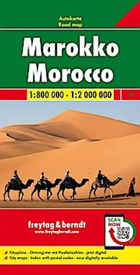 Image de Maroc 1 : 800 000 / 1 : 2 000 000. Carte routière