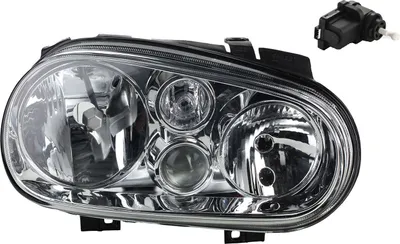 Produktbild von Scheinwerfer passend für VW Golf IV 1J 08/97-06/05 H7 H1 H3 Rechts m. Stellmotor 1J0941295B 1J0941295F 9948336 1J0941295C 6X0941295 6X0941295D Johns