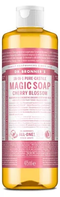 Image de Bronner's 18-in-1 Savon liquide Fleur de cerisier 475ml