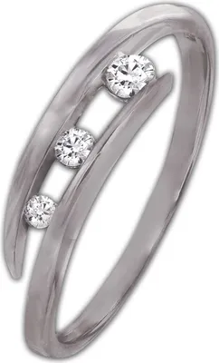 Image de Bague GoldDream Femme Gr. 60 19,1 or véritable333 or blanc argenté blanc D2GDR529J60