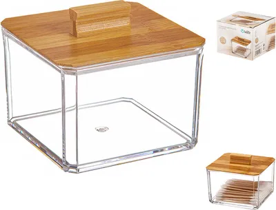 Produktbild von Ballete Bambus Make-up Organizer 9,5 x 9,5 x 8 cm