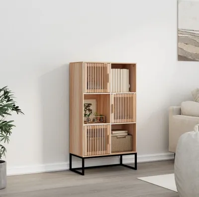 Image de Maison Exclusive - Meuble haut 70x35x125 cm, fabriqué en panneaux de particules