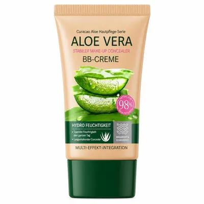 Produktbild von Aloe Vera BB Cream, Getönte Tagescreme, Wasserfest & Feuchtigkeits Cushion Foundation, Atmungsaktives & Leichtgewicht Concealer mit Volle Abdeckung