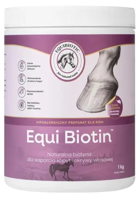 Zdjęcie produktu dla Equibiotic EquiBiotin – pasza uzupełniająca dla koni, 1 kg