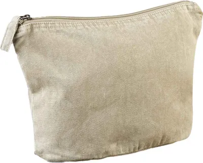 Produktbild von Westford Mill - Zubehörtasche, Stückgefärbt PC7749 (21 cm x 18 cm x 9 cm) (Vintage Sand)