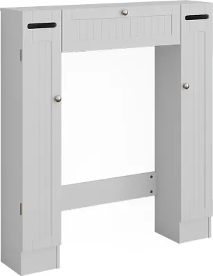 Produktbild von Toilettenschrank Vicco Bianco Weiß 89 x 99 cm mit 2 Toilettenpapierspendern, Model 54281