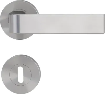 Produktbild von GRIFFWERK Rosettengarnitur GRAPH SIEGER DESIGN WC-Schloss Samtgrau