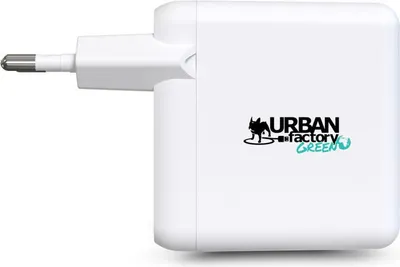 Obrázok produktu pre Sieťová nabíjačka + USB kábel C Urban Factory GSC65UF White