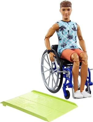 Produktbild von Mattel HJT59 - Barbie - Fashionistas - Ken Puppe im Rollstuhl