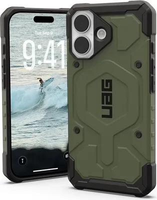 Produktbild von Urban Armor Gear Pathfinder, Cover, Apple, iPhone 17, 16 cm (6.3"), Olive