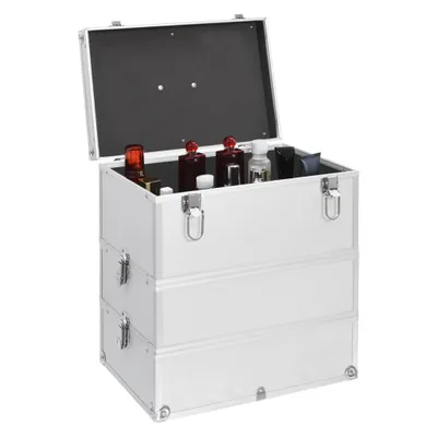 Immagine prodotto di Valigia per Cosmetici 37x24x40 cm Argento in Alluminio
