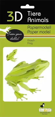 Image de Fridolin 3D Papiermodell Frosch