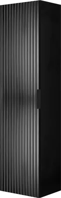Produktbild von Badezimmersäule, Mattweiß, 35 x 136 x 27 cm, silberner Griff