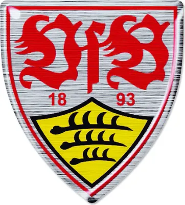 Produktbild von VfB Stuttgart Aufkleber 3D Wappen