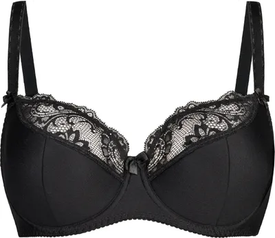 Produktbild von Teyli Halbgepolsterter Bügel-BH mit floraler Spitze Estel Female 204 schwarz 100J