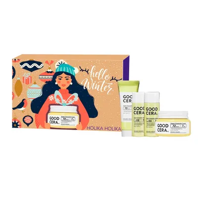 Produktbild von Holika Holika Good Cera Super Ceramide Hydrating Face Cream Set 60ml + Hydrating Face Cream 20ml + Hydrating Emulsion 20ml + Face Toner 20ml