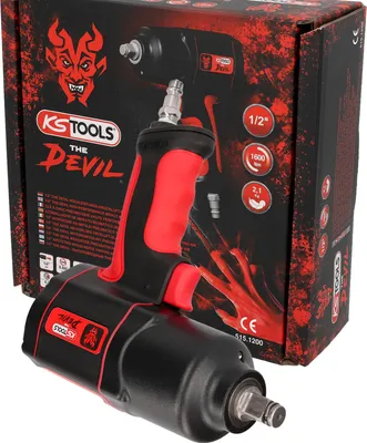 Produktbild von KS Tools 1/2  THE DEVIL 1600Nm Hochl. Druckluft-Schlagschrauber