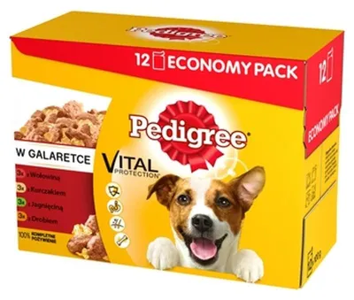 Obrázek produktu pro Pedigree 5900951262692, Dospělý jedinec, Malý (5-10 kilogramů), Hovězí, Kuřecí maso, Jehněcí, Turecko, Zeleninová, 1,2 kg