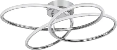 Image de Plafonnier à leds 30W couleur chrome 6955 Piero Rabalux