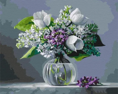 Produktbild von Malen nach Zahlen BRUSHME 40 x 50 cm Frühlingsfreude