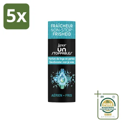Produktbild von 5 x Lenor Unstoppables Wäscheparfüm Fresh - Vorratspackung - 5 Stücke