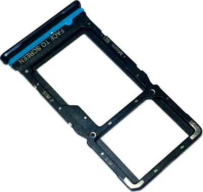 Produktbild von Xiaomi Mi 10T Lite 5G, Simkartenhalter und micro-SD Speicherkartenfach, Original Ersatzteil, Grau