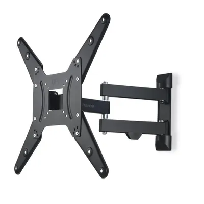 A black TV wall mount is shown against a white background.