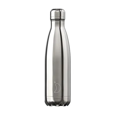 Produktbild von Chilly's B750SSSTL, 750 ml, Tägliche Nutzung, Edelstahl, Edelstahl, 24 h, 12 h