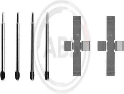 Produktbild von A.B.S. 0903Q Zubehörsatz Scheibenbremsbelag passend für MERCEDES-BENZ Stufenheck (W123) S-Klasse Limousine (W126) SL (R107) W123 Coupe (C123)