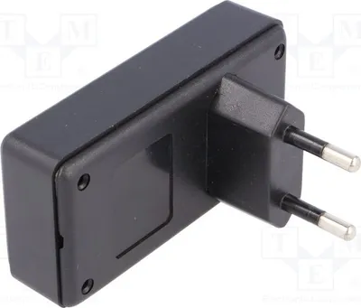 Produktbild von 1x Gehäuse: für Netzteile schwarz Netzteilgehäuse Y: 40mm Z: 21mm X: 78,5mm