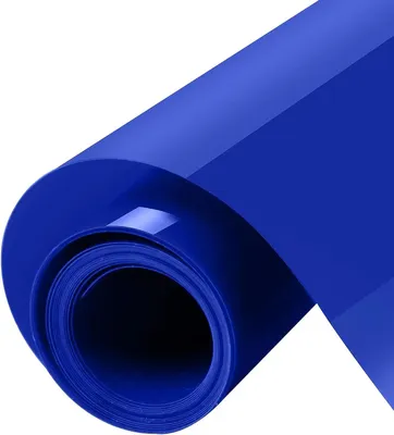Produktbild von Wärmeübertragungsfolie, 3D-Puff-Effekt, einfach zu verwenden, Puff Blau, 10inX6ft(25X180cm