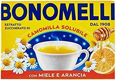 Produktbild von Bonomelli camomilla Kamille mit Honig und Orange löslich entspannendes 80g