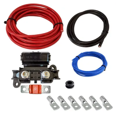 Produktbild von Kabelset | Vollkupfer | 6mm² | 5+5+1 Meter | Sicherung & Verbinder
