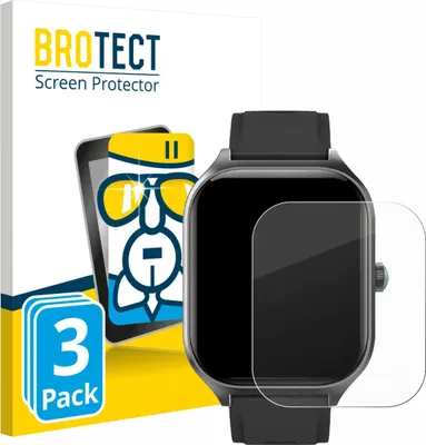 Produktbild von 3x BROTECT Schutzglas für FORRLITE Smartwatch 2.01" Schutzfolie Panzer Folie Glas Display Schutz klar